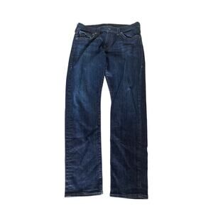 True Religion GENO Men’s Relaxed Slim Jeans Size 34 Dark Wash